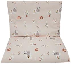 EKO Ágynemű 2 részes pamut My farm Powder pink mintával 40x60 cm, 90x120 cm