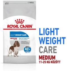 Royal Canin Medium Light Weight Care 12kg-száraz táp hízásra hajlamos felnőtt kutyáknak (146264)