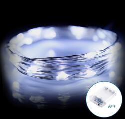 Aigostar - LED верига 20xLED/3xAA 2, 3m студено бяло (AI1318)