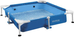 Intex Square Frame Baby Pool Set pancsoló medence szett, 152 x 152 x 30.5 cm (48402) (48402)