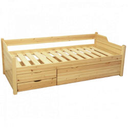 Etsberger 3 fiókos fenyő ágykeret + ajándék ágyráccsal