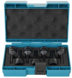Makita 1/2"-os négyszögletes dugókulcs készlet IMPACT FEKETE (7 db) műanyag dobozban E-23628 (E-23628)
