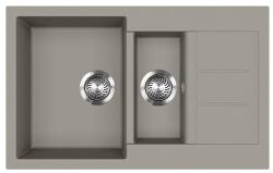 Evido Cubo 6S compact gránit mosogató 800x500 platina 442062