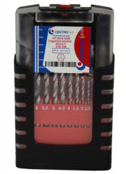 Csigafúró készlet 19r. 1-10mm HSS-G (HT-1014-1020) - pepita