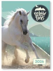 VECTRALINE Zsebnaptár VECTRALINE A/7 álló fehér lapos vegyes mintás 2026 - pcx