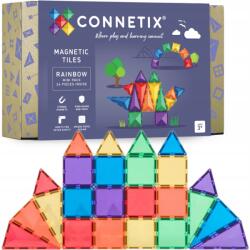 Connetix Mágneses Építőkockák Kreatív 24 El Rainbow Mini Pack Connetix (CON-EU-24)