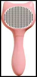  Tesala color & fancy cu autocuratare roz - shop4pet - 28,00 RON