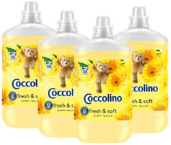 Coccolino Happy Yellow öblítőkoncentrátum 4x1700 ml (272 mosás)