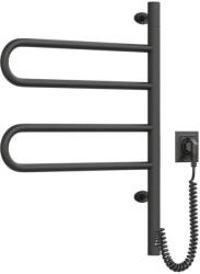 Navin Elektromos forgatható törölközőszárító FOUETTE 128W/230V 64, 6 cm IP44 fekete 12-212033-4860 (NV0003)