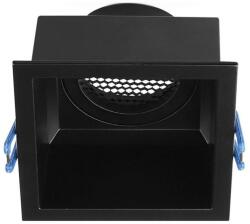 V-TAC Beépíthető GU10 lámpa 9x9 cm fekete színben 23764 (VT2208)