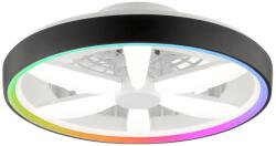 Brilliant - GAIANO LED/48W/230V RGBW mennyezeti ventilátor fekete +DO G80935/06 (BI0120)