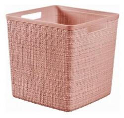 Curver/keter Curver Jute square Tárolókosár 17L - Púder Barna (255196) (255196)