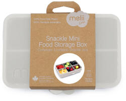 Melii Snackle Box mini cutie pentru gustări - Luxe bej (40051) Set pentru masa bebelusi