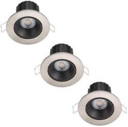 Philips - 3x ABROSA LED 9W 230V IP44 für Badezimmer dimmbar Set 8719514254657 (P4960)
