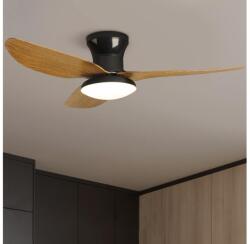 Brilagi Brilagi-LED állítható mennyezeti ventilátor LED/30W/230V 3000-6500K fekete/barna WF-OSD-009-BKW (BG1610)