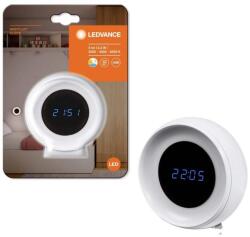 Ledvance NIGHTLUX LED digitális ébresztőóra, 0, 3W, 5V, 3000/4000/6500K 8590828002178 (P225266A)