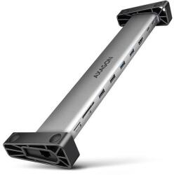 AXAGON HMC-10HLS multiport hub, 4x USB-A and 2x USB-C, HDMI 4K/60Hz, RJ-45, SD/microSD, PD 100W (ZUWE-556)