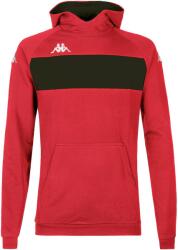 Kappa Kapucnis pulóver - KAPPA - DACCIO hoodie fekete|vörös