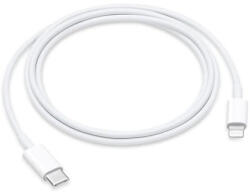 Laptophardware Apple iPhone-hoz USB-C to Lightning adat, töltőkábel kábel 1m, fehér (MX0K2ZM/A)