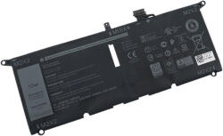 Laptophardware Dell Inspiron 7490, Latitude 3301, XPS 13 (9370) helyettesítő új 4 cellás 52Wh 6500mAh akkumulátor (TYPE: DXGH8, 0DXGH8)