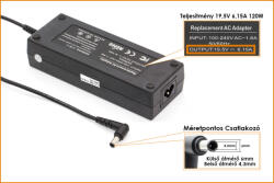Laptophardware Sony 19, 5V 6, 15A (120W) 6x4, 3mm laptop töltő