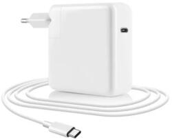 Laptophardware Apple MacBook Air és Pro 61W USB-C helyettesítő új töltő + 2m USB-C kábel (A1718)