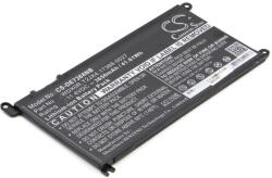 Laptophardware Dell WDX0R helyettesítő új 3 cellás 3400mAh 42Wh akkumulátor (Y3F7Y)