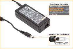 Laptophardware Toshiba 15V 4A (60W) 6, 5x3mm laptop töltő