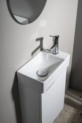 SAPHO Small Margitha kerámia kézmosó 38x22 cm, jobbos/fehér MGT3822 (MGT3822)