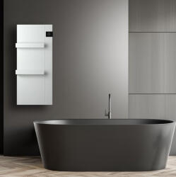 BVF Radialight Onsen elektromos törölközőszárító radiátor 40x90 cm digitális termosztáttal 750W, fehér ONS07001 (ONS07001)