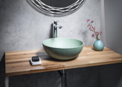 SAPHO Formigo beton mosdótál 39x39 cm, zöld FG323 (FG323)