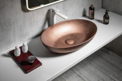 SAPHO Formigo beton mosdótál 60x40 cm, réz FG220 (FG220)