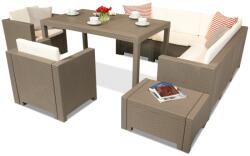 BICA Colorado Comida 7 Bica technorattán kerti bútorok, cappuccino (BCCOMIDA7TU)