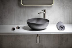 SAPHO Formigo beton mosdótál 39x39 cm, antracit FG316 (FG316)