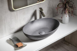 SAPHO Formigo beton mosdótál 60x40 cm, antracit FG216 (FG216)