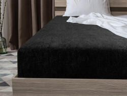  Cearsaf Frotir cu elastic EXCLUSIVE negru 200 x 220 cm