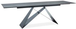  Masa de sufragerie neagra WESTIN I (160-240)X90, extensibila