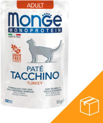 Monge Monoprotein Pate Adult Macskaeledel (Pulyka) - 28x85 g