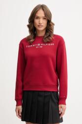 Tommy Hilfiger felső nyomott mintás, WW0WW39791 - burgundia S