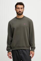 Calvin Klein pamut melegítőfelső zöld, sima, LV04RC296G - zöld M - answear - 35 990 Ft