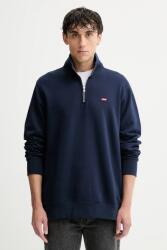Levi's pamut melegítőfelső sötétkék, sima, A8606 - sötétkék M