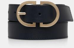 Tommy Hilfiger bőr öv sötétkék, AW0AW17972 - sötétkék 80