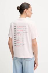 Guess pamut póló rózsaszín, W5YI07 I3Z14 - rózsaszín M