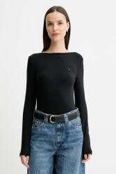 Tommy Hilfiger hosszú ujjú fekete, WW0WW47309 - fekete M