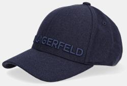 Karl Lagerfeld baseball sapka gyapjúból - sötétkék Univerzális méret