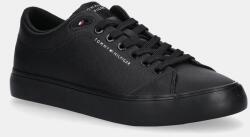 Tommy Hilfiger sportcipő TH HI VULC CORE LOW LTH II ESS fekete, FM0FM05511 - fekete Férfi 44 - answear - 40 990 Ft