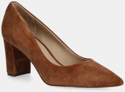 Lauren Ralph Lauren magassarkú cipő velúrból Lanette Blkh barna, magassarkú, 802967743002 - barna Női 35.5