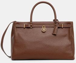 Tommy Hilfiger bőr táska - barna Univerzális méret - answear - 119 990 Ft