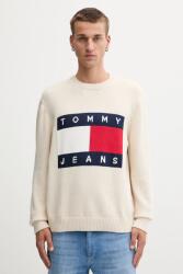 Tommy Hilfiger pamut pulóver könnyű, bézs, DM0DM22105 - bézs XL