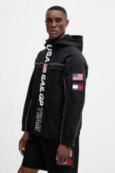 Tommy Hilfiger rövid kabát x SAIL GP fekete, átmeneti, oversize, MW0MW41413 - fekete L